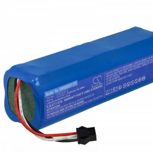 BLAUPUNKT 6.60.40.01-0 for Blaupunkt 6700mAh, 14.4V, Li-Ion - Utángyártott porszívó akku