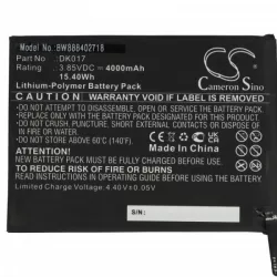   blackview DK017 - 4000 mAh 3.85 V Li-polymer - Utángyártott telefon akku