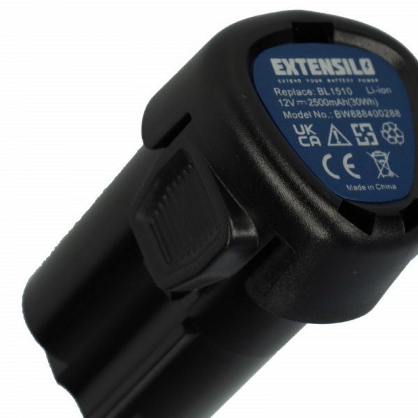   Szerszámgép akku Black & Decker BL1310, BL1110, BL1510, LB12 - 2500 mAh, 12 V, Li-Ion - Utángyártott akku