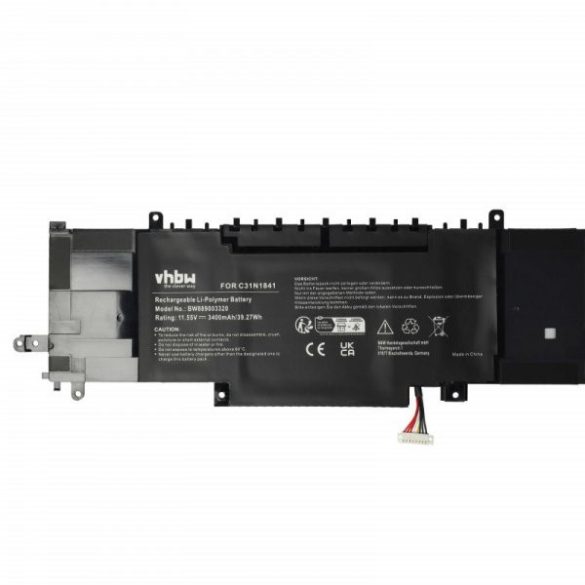 Asus 0B200-03420200, C31N1841 - 3400 mAh 11.55 V Li-polymer - Utángyártott notebook akku