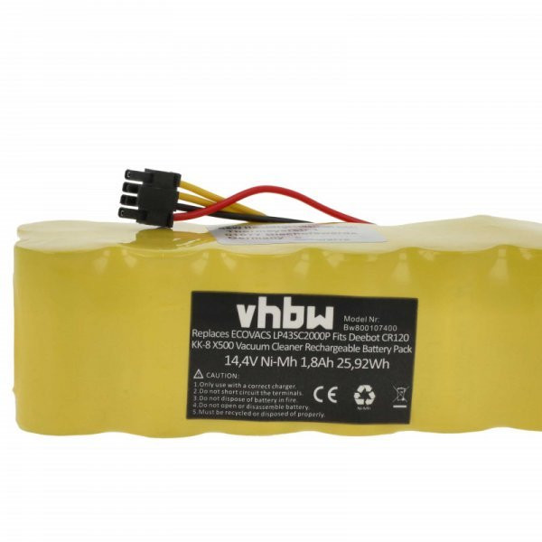 Ariete LP43SC2000P, AT5186005100 for Profimaster 1800mAh, 14.4V, NiMH - Utángyártott porszívó akku