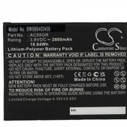   Archos AC55GR - 2800 mAh 3.8 V Li-polymer - Utángyártott telefon akku