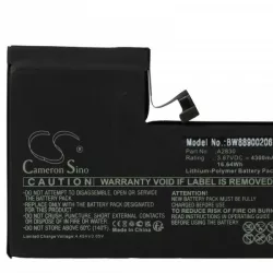   Apple A2830 - 4300 mAh 3.87 V Li-polymer - Utángyártott telefon akku