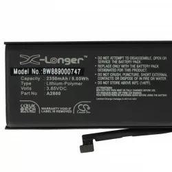   Apple A2660 - 2350 mAh 3.85 V Li-polymer - Utángyártott telefon akku