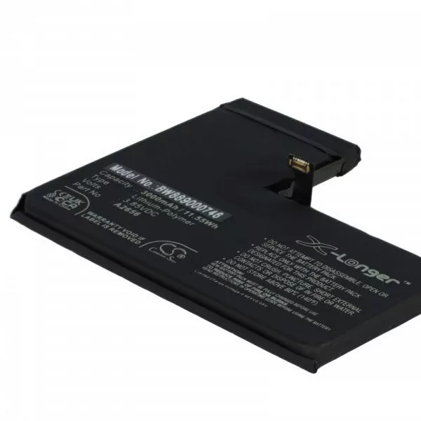 Apple A2656 - 3000 mAh 3.85 V Li-polymer - Utángyártott telefon akku