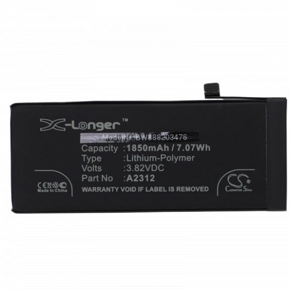 Apple A2312 - 1850 mAh 3.82 V Li-polymer - Utángyártott telefon akku