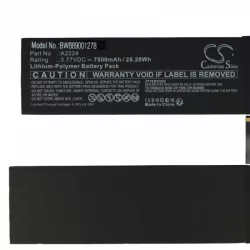   Apple A2224 - 7500 mAh 3.77 V Li-polymer - Utángyártott tablet akku