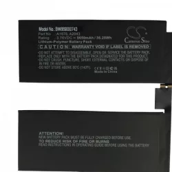   Apple A1876, A2043 - 9650 mAh 3.76 V Li-polymer - Utángyártott tablet akku