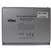   Apple A1175, MA348, MA348/A, MA348G/A, MA348J/A - 5200 mAh 10.8 V Li-polymer - Utángyártott notebook akku
