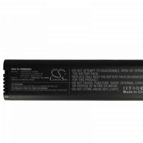 Akku wie GPDR204 für Anritsu MS2721A. 7800mAh, Li-Ion, 11.1V Utángyártott akku