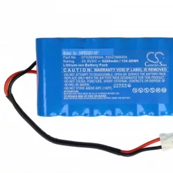   Fűnyíró Ambrogio 050Z38600A, 050Z36600A, 075Z60900A - 5200 mAh 25.9 V Li-Ion - Utángyártott akku - VHBW