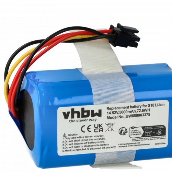 360 INR21700M50T-4S1P for 360 5000mAh, 14.52V, Li-Ion - Utángyártott porszívó akku