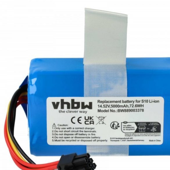 360 INR21700M50T-4S1P for 360 5000mAh, 14.52V, Li-Ion - Utángyártott porszívó akku