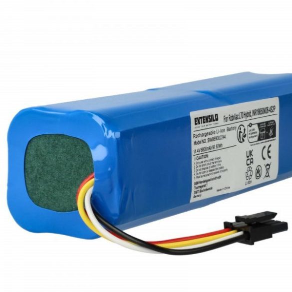 360 INR18650 M26-4S2P, D080-4S2P for 360 6800mAh, 14.4V, Li-Ion - Utángyártott porszívó akku