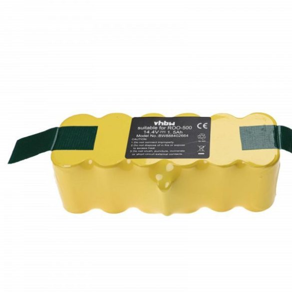 iRobot Roomba 500 1500mAh, 14.4V, NiMH - Utángyártott akku