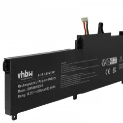   Asus C41N1541, 0B200-02070000 - 4200 mAh 15.2 V Li-polymer, fekete - Utángyártott notebook akku - VHBW