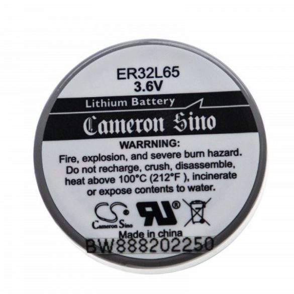 Lítium elem ER32L65 1000 mAh 3.6 V Li-SOCl2 Utángyártott