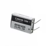 Lítium elem EF651625 750 mAh 3.6 V Li-SOCl2 Utángyártott - VHBW