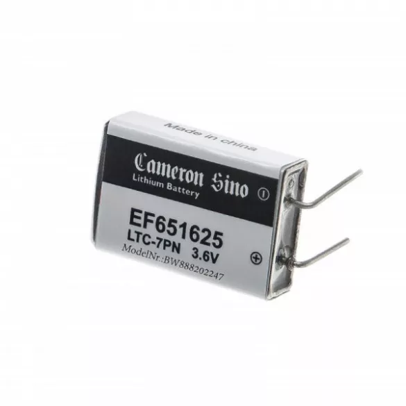 Lítium elem EF651625 750 mAh 3.6 V Li-SOCl2 Utángyártott - VHBW