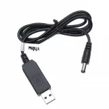 USB adapter - USB A -> 5,5 x 2,5 mm hengeres csatlakozó - 5 V / 2 A -> 12 V / 0,7 A - VHBW