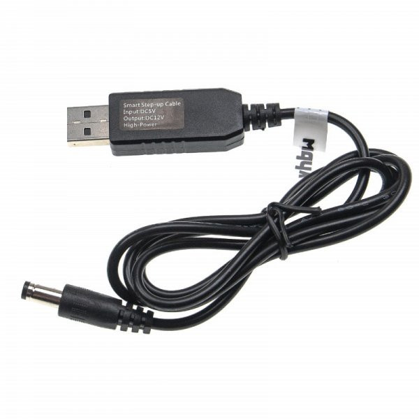   USB adapter - USB A -> 5,5 x 2,5 mm hengeres csatlakozó - 5 V / 3 A -> 12 V / 1 A