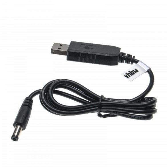 USB adapter - USB A -> 5,5 x 2,5 mm hengeres csatlakozó - 5 V / 3 A -> 9 V / 1 A