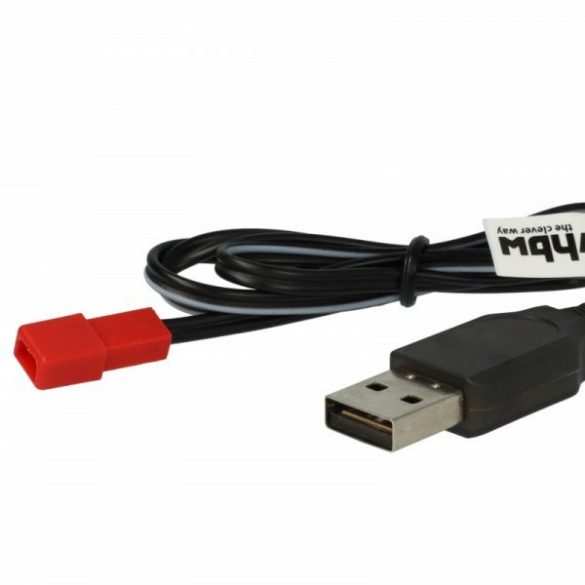 USB RC Töltőkábel Batteries JST csatlakozó, 60 cm 3.6 V