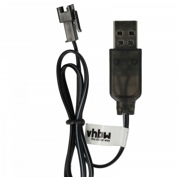 USB RC Töltőkábel Batteries SM-2P csatlakozó, 60 cm 3.6 V