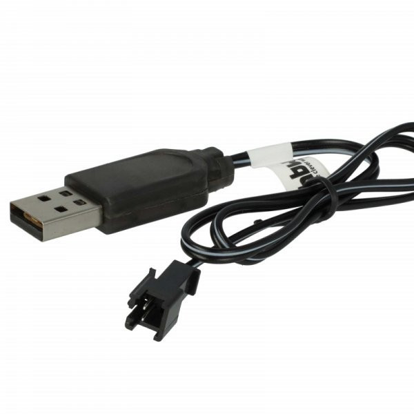 USB RC Töltőkábel Batteries SM-2P csatlakozó, 60 cm 3.6 V