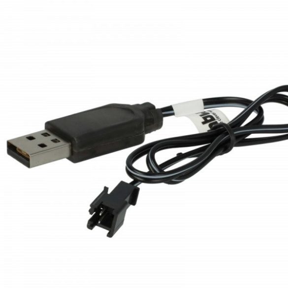 USB RC Töltőkábel Batteries SM-2P csatlakozó, 60 cm 3.6 V