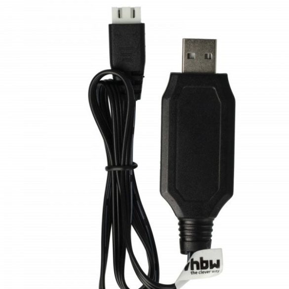 USB RC Töltőkábel Batteries JST XH-3P csatlakozó, 60 cm 4