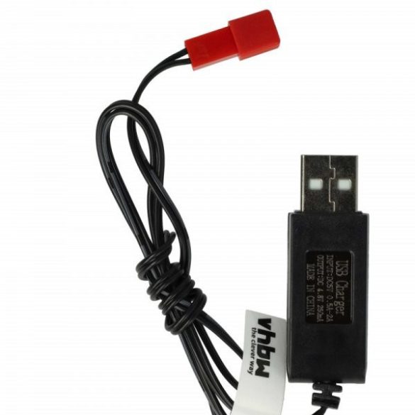 USB RC Töltőkábel Batteries JST csatlakozó, 60 cm 4.8 V