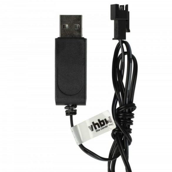 USB RC Töltőkábel Batteries SM-2P csatlakozó, 60 cm 4.8 V