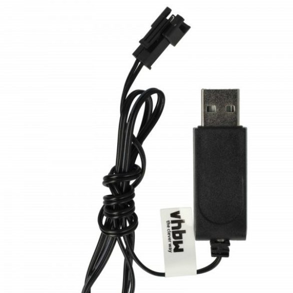 USB RC Töltőkábel Batteries SM-2P csatlakozó, 60 cm 6 V