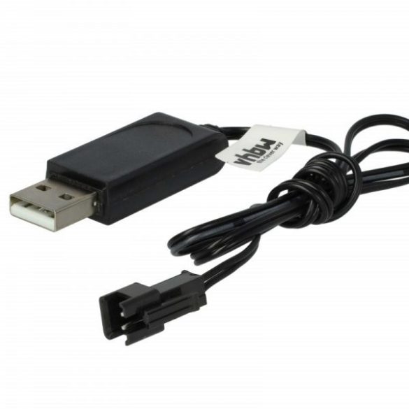 USB RC Töltőkábel Batteries SM-2P csatlakozó, 60 cm 6 V