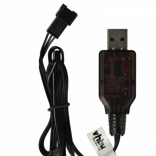 USB RC Töltőkábel Batteries SM-3P csatlakozó, 60 cm 6.4 V