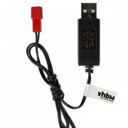USB RC Töltőkábel Batteries JST csatlakozó, 60 cm 7.2 V