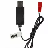 USB RC Töltőkábel Batteries JST csatlakozó, 60 cm 7.2 V - VHBW