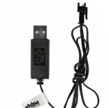 USB RC Töltőkábel Batteries SM-2P csatlakozó, 60 cm 7.2 V - VHBW