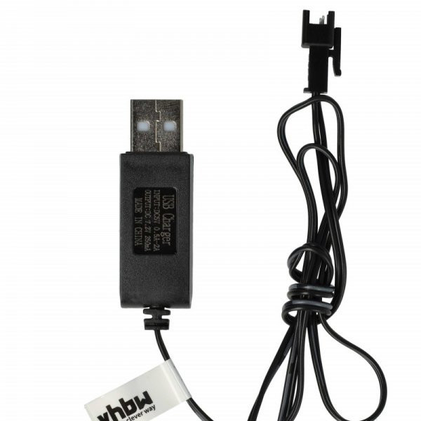 USB RC Töltőkábel Batteries SM-2P csatlakozó, 60 cm 7.2 V