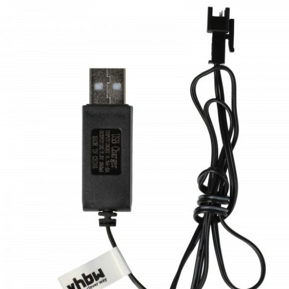 USB RC Töltőkábel Batteries SM-2P csatlakozó, 60 cm 7.2 V