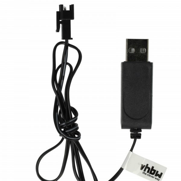 USB RC Töltőkábel Batteries SM-2P csatlakozó, 60 cm 7.2 V