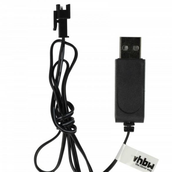USB RC Töltőkábel Batteries SM-2P csatlakozó, 60 cm 7.2 V