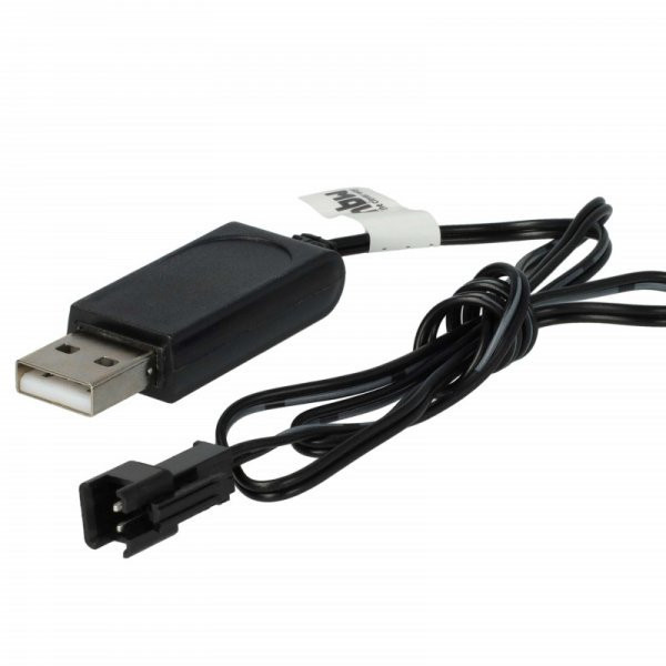 USB RC Töltőkábel Batteries SM-2P csatlakozó, 60 cm 7.2 V