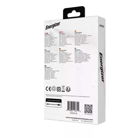 Energizer UE20012 20000mAh Powerbank