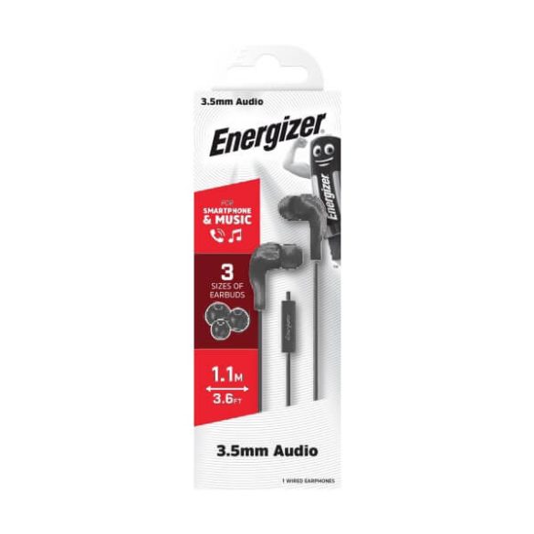 Energizer Fülhallgató CIA6 Fekete
