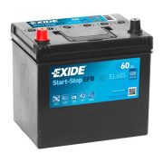   EXIDE Start-Stop EFB EL605 12V 60Ah 520A autó akkumulátor BAL+