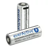 everActive 18500 2100mAh 3,7V Li-ion akku beépített tölto - USB-C csatlakozó