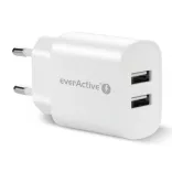 everActive USB töltő SC-220 5V 2.4A 2x USB SC fehér