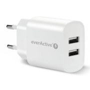 everActive USB töltő SC-220 5V 2.4A 2x USB SC fehér